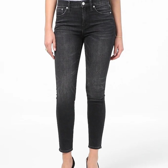 J. Crew Denim - NEW J.Crew Black High-rise Tooth Pick Denim Jeans Sz 28P